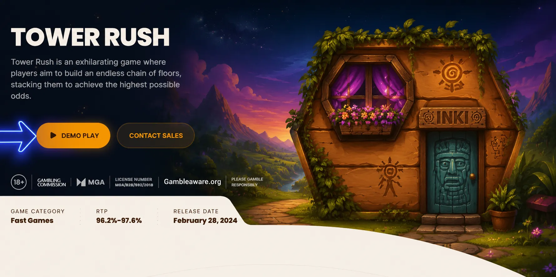 Demo spelbanner