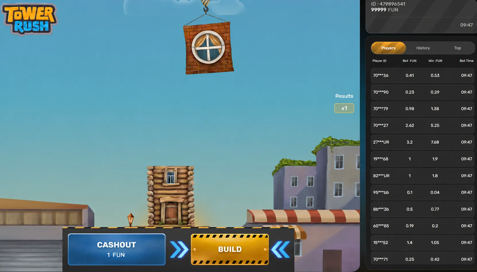 Tower Rush bouwen