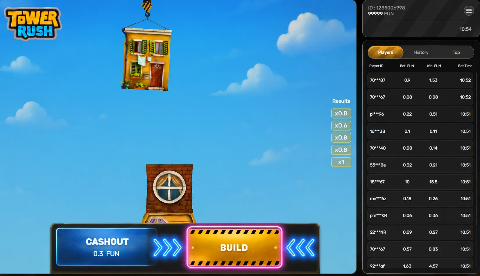 Tower Rush spel
